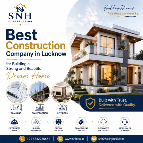 Best construction company in Lucknow for building a strong and beautiful dream home