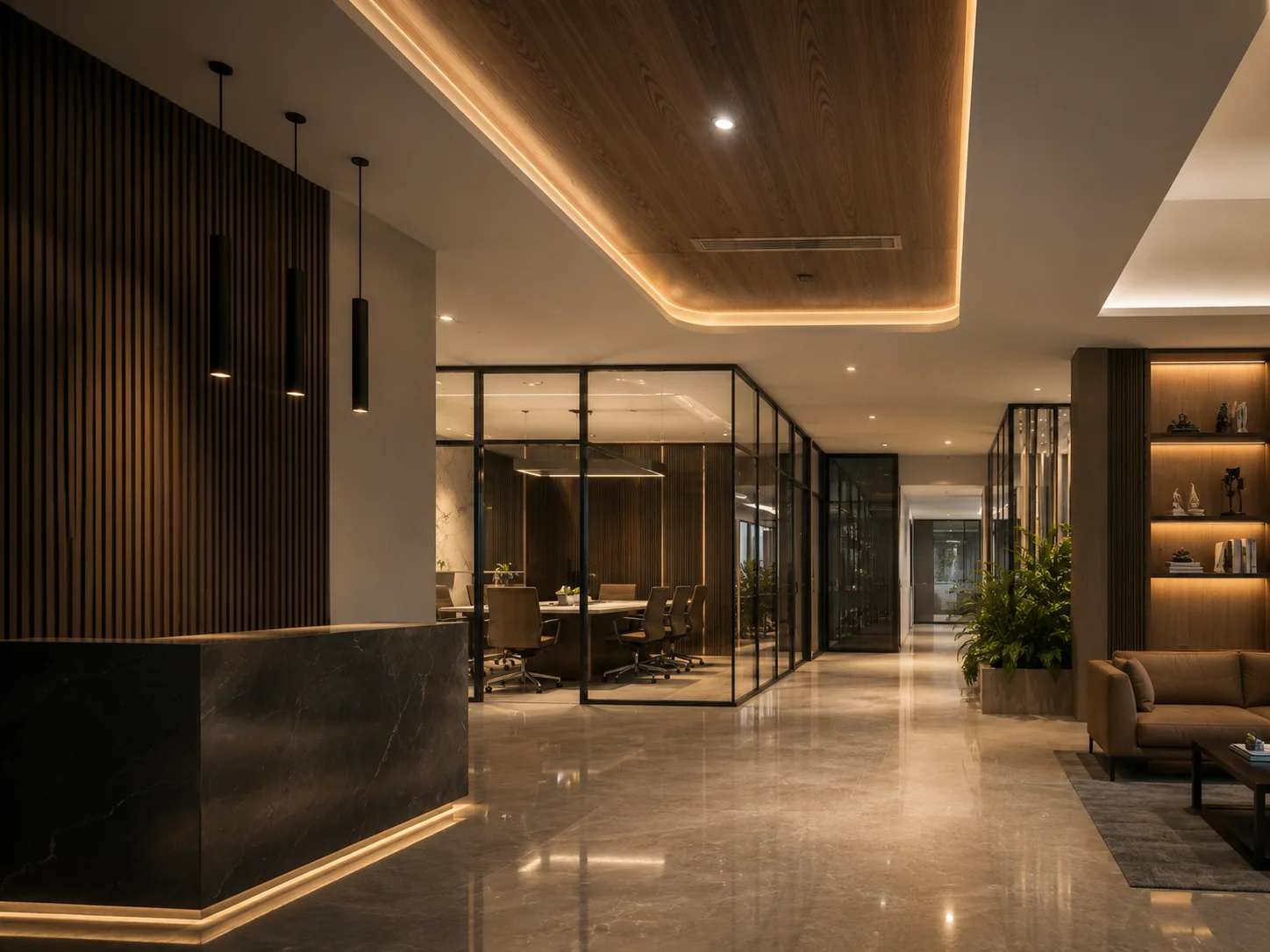 Concept inspiration for a commercial office interior