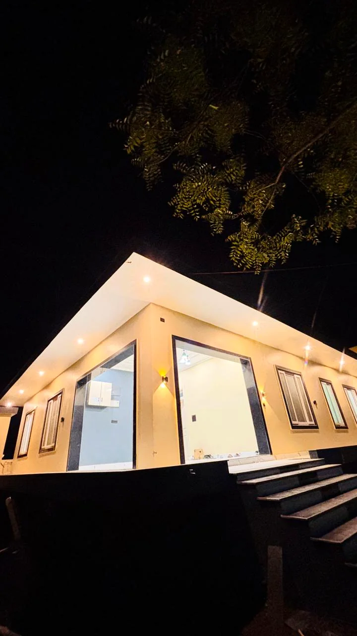 Modern house construction project in Lucknow