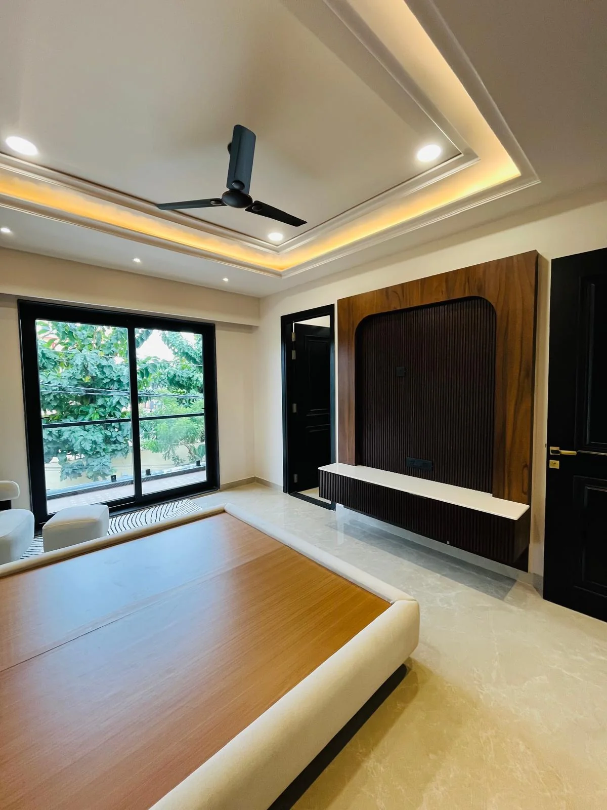 TV unit and storage interior work